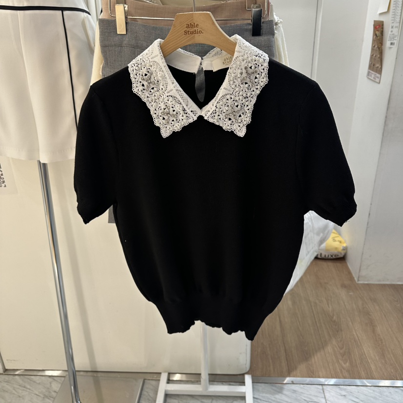 ABLESTUDIO韓國直郵女裝新款推薦休閑職業人氣時尚針織衫ABLESTUDIO針織衫圖色3