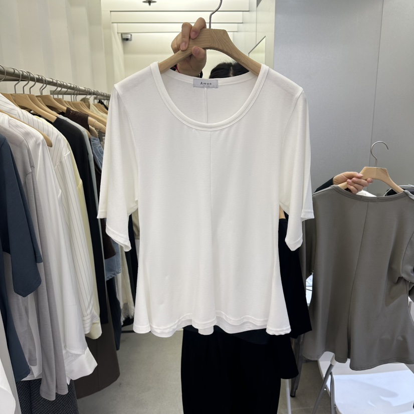AMON韓國代購女士新款休閑職業時尚26春夏熱賣推薦人氣T恤AMONT恤圖色1