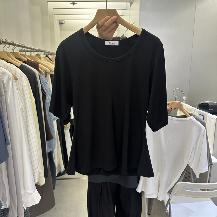AMON韓國代購女士新款休閑職業時尚26春夏熱賣推薦人氣T恤AMONT恤圖色4