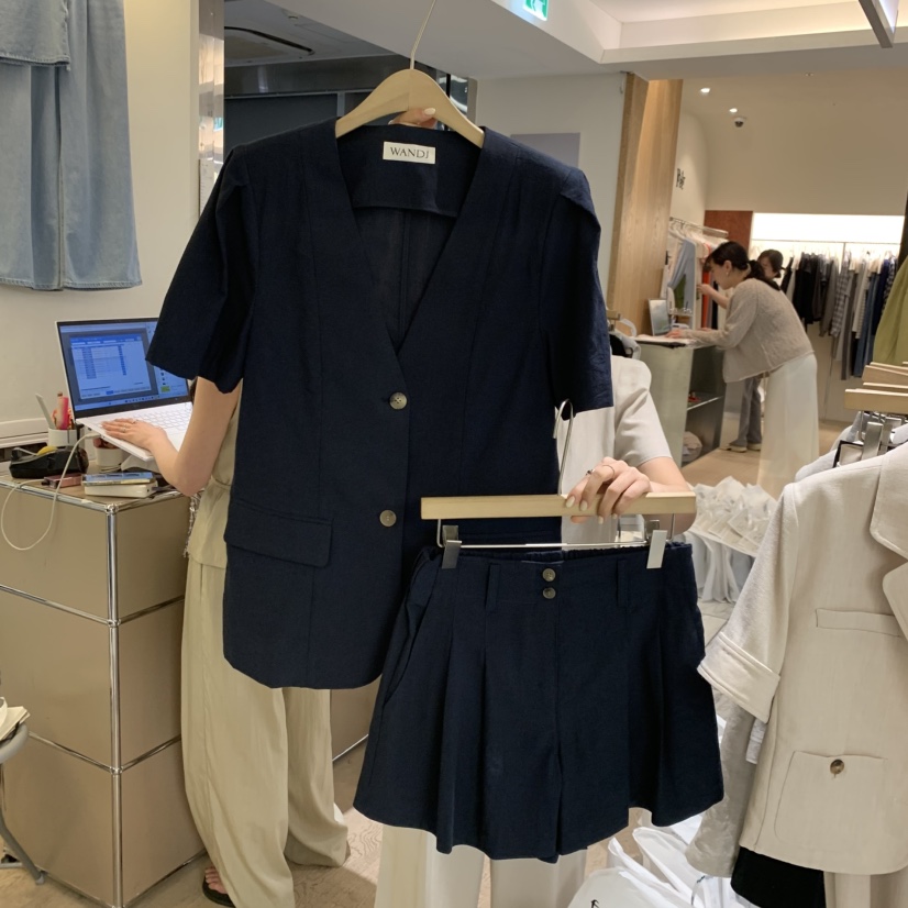 W AND J韓國東大門直郵女士新品休閑人氣推薦熱賣套裝套裝W AND J套裝圖色2