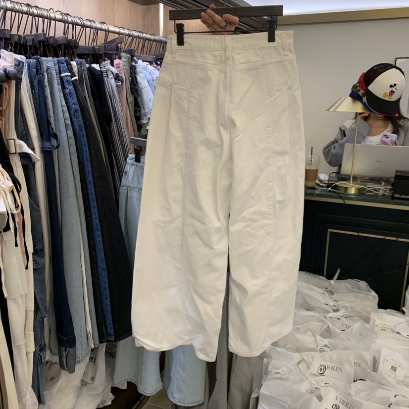 VIRKIN韓國直郵實拍女裝新品熱賣26春夏人氣推薦休閑牛仔褲VIRKIN牛仔褲