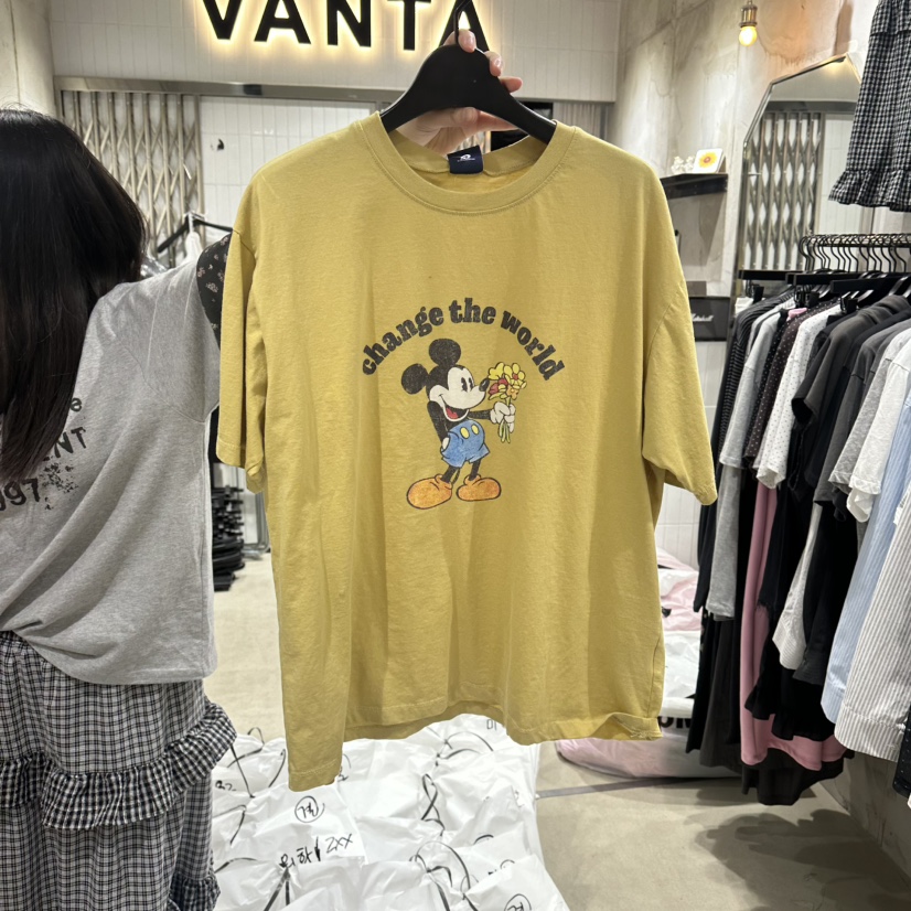 VANTA韓國東大門代購女士新品熱賣26春夏休閑推薦職業T恤VANTAT恤圖色2