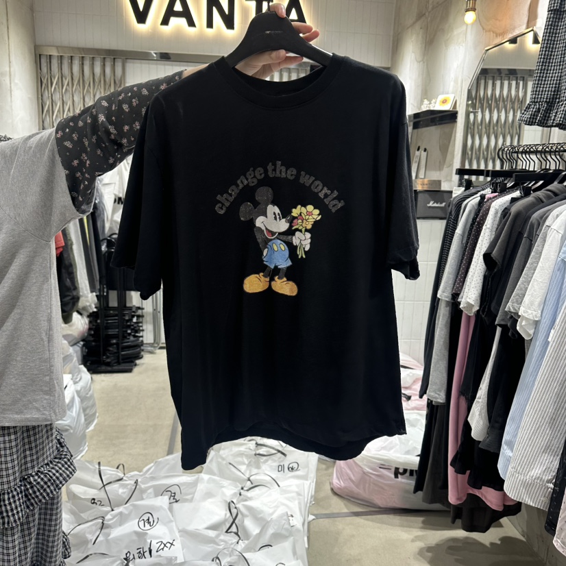 VANTA韓國東大門代購女士新品熱賣26春夏休閑推薦職業T恤VANTAT恤圖色4