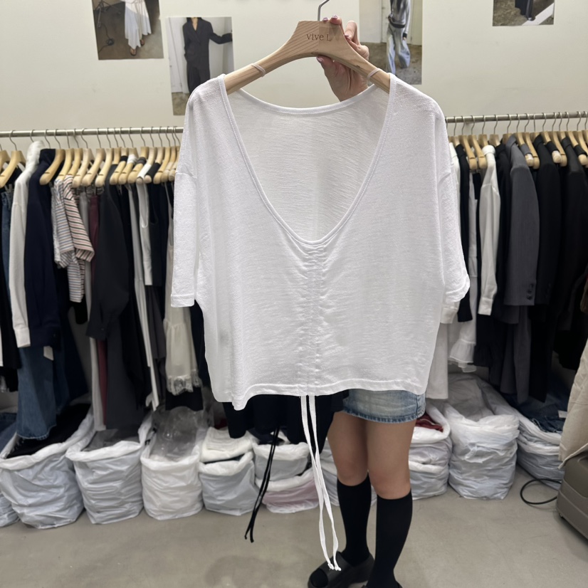 VIVEL韓國東大門代購女裝新品推薦時尚熱賣休閑職業26春夏T恤VIVELT恤