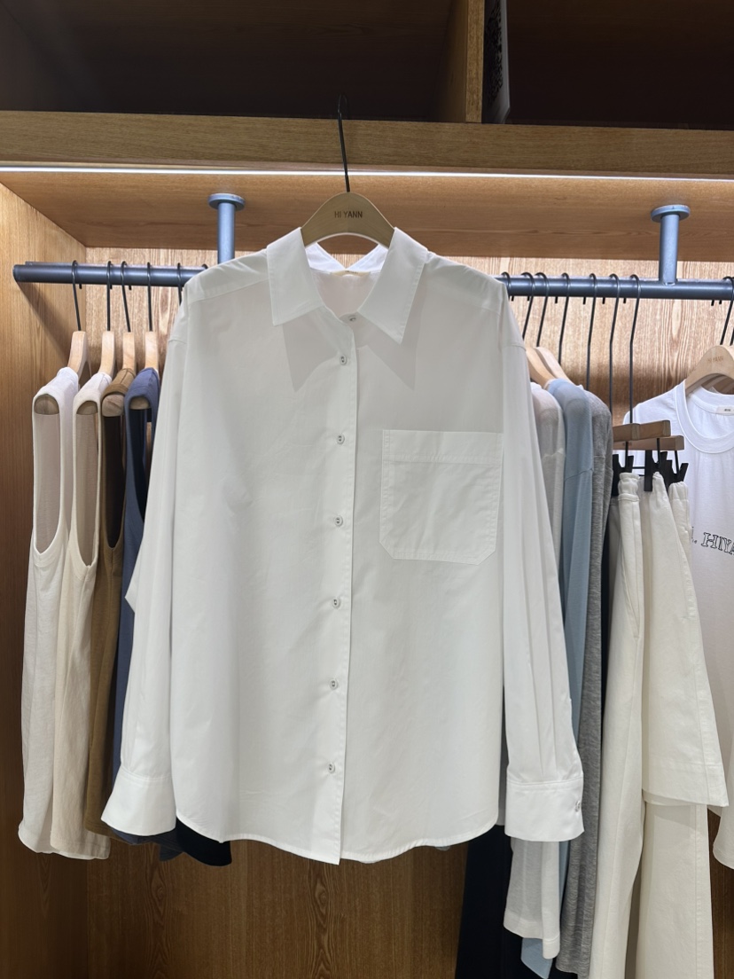 HI YANN韓國東大門直郵女士新品職業熱賣襯衫蕾絲衫口袋HI YANN襯衫/蕾絲衫圖色2