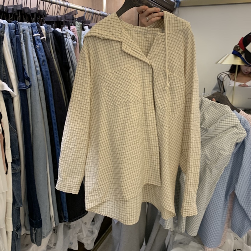 VIRKIN韓國直郵女裝新款26春夏休閑熱賣推薦時尚襯衫蕾絲衫VIRKIN襯衫/蕾絲衫圖色1