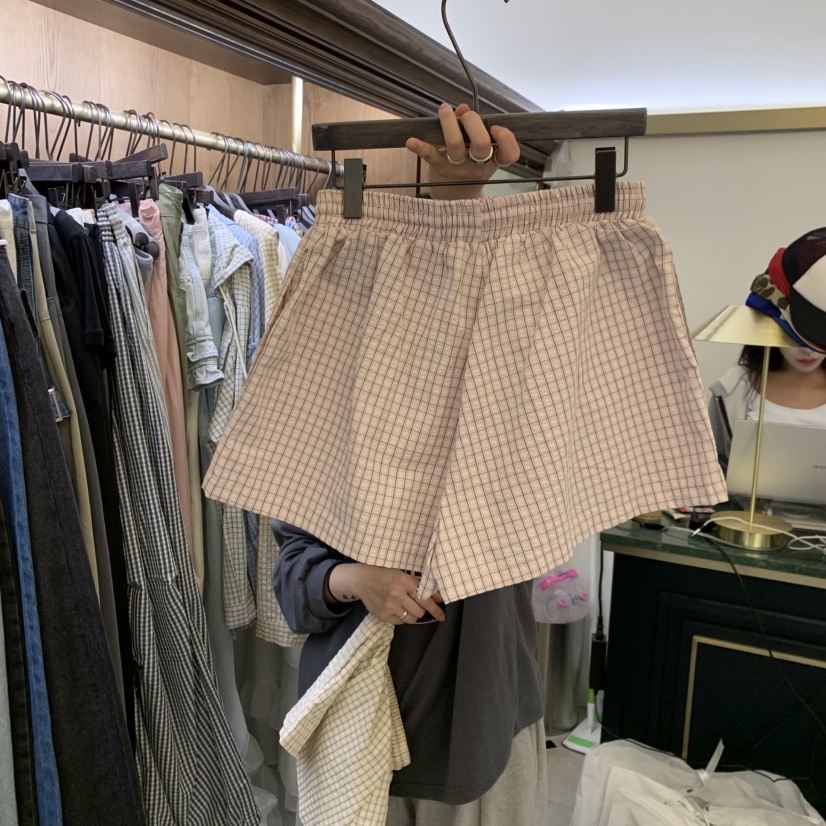 VIRKIN韓國代購女士新款休閑人氣26春夏推薦時尚職業短褲VIRKIN短褲