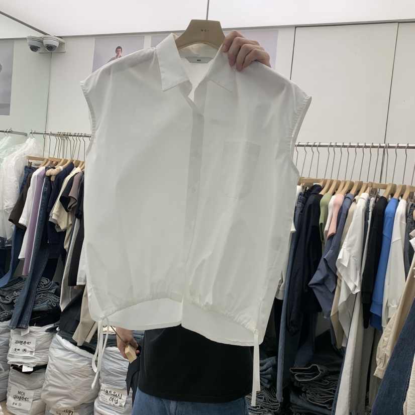 MOI-A韓國直郵女士新品職業推薦休閑人氣時尚襯衫蕾絲衫MOI-A襯衫/蕾絲衫圖色1