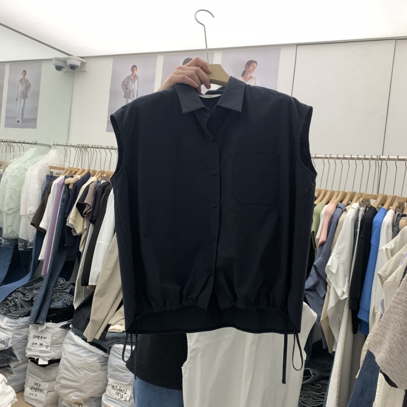 MOI-A韓國直郵女士新品職業推薦休閑人氣時尚襯衫蕾絲衫MOI-A襯衫/蕾絲衫圖色2