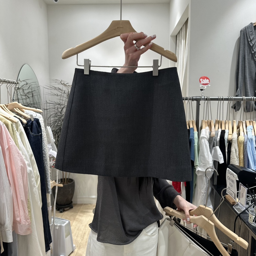 DDAY韓國代購女裝新款熱賣休閑26春夏推薦人氣時尚職業裙褲DDAY裙褲圖色2淺灰色