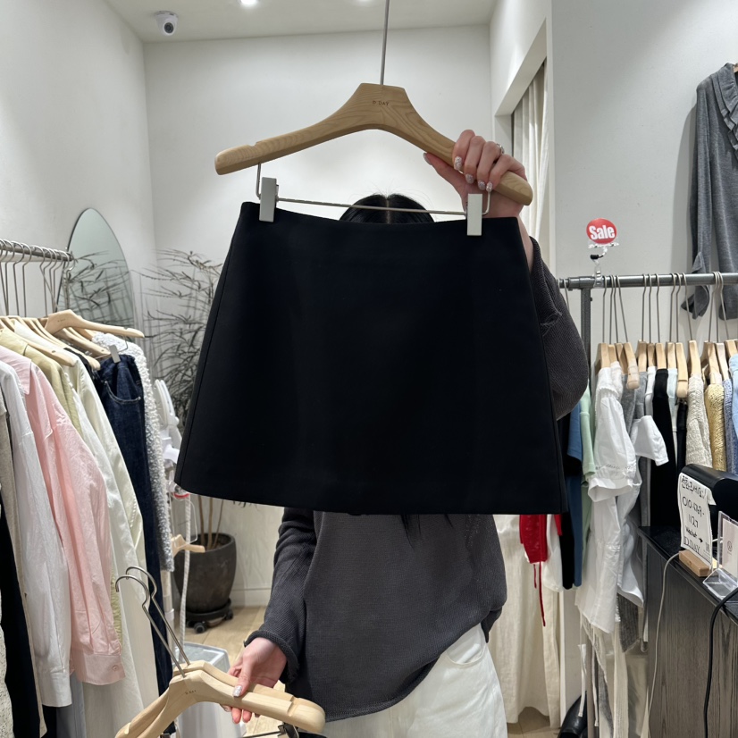DDAY韓國代購女裝新款熱賣休閑26春夏推薦人氣時尚職業裙褲DDAY裙褲圖色3黑色