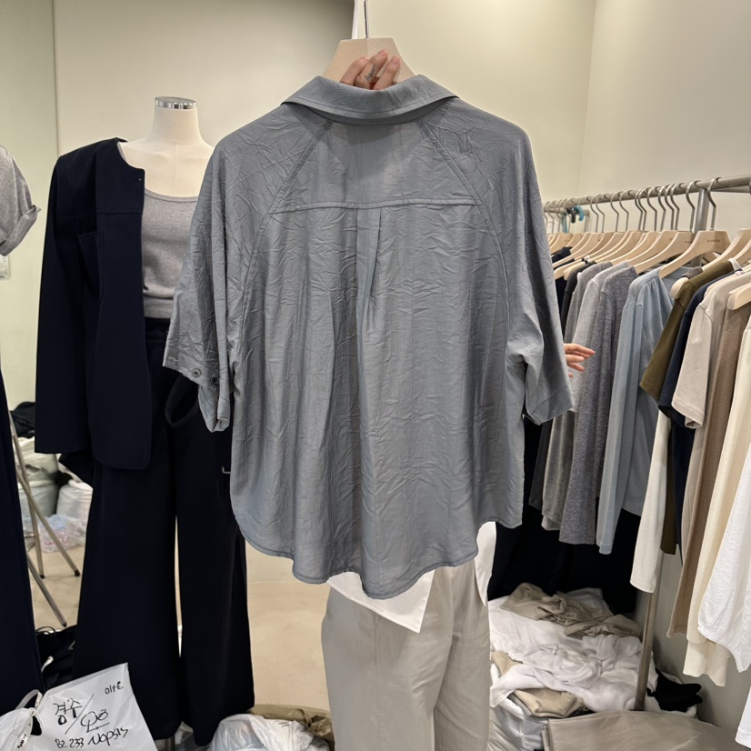 NOPSIS韓國東大門直郵女裝新品26春夏職業推薦襯衫蕾絲衫NOPSIS襯衫/蕾絲衫