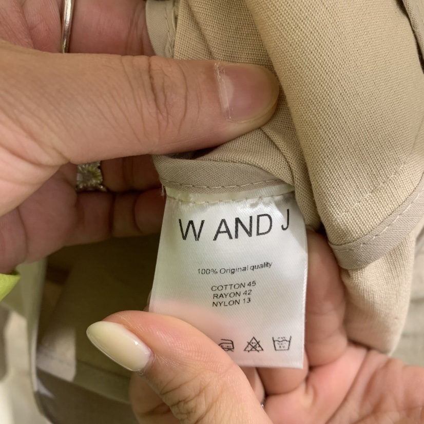 W AND J韓國直郵女士新款熱賣休閑推薦26春夏時尚職業短褲W AND J短褲