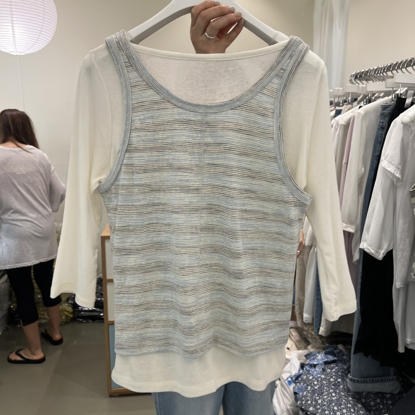 ARE韓國東大門代購女裝新品休閑26春夏時尚吊帶背心不含內搭ARE YOU/ARE吊帶/背心