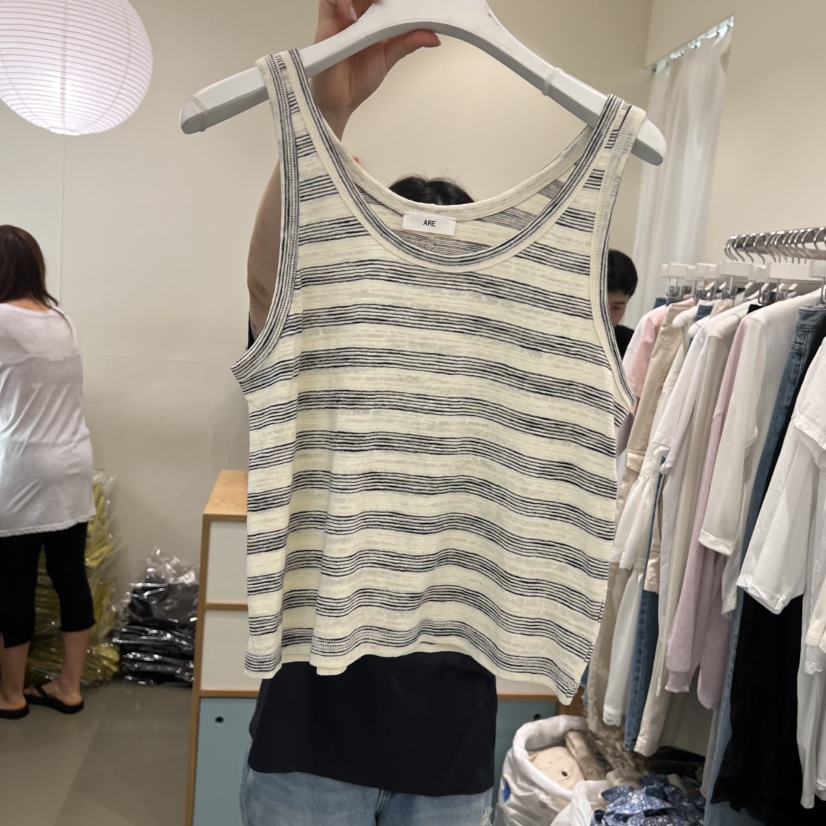 ARE韓國東大門代購女裝新品休閑26春夏時尚吊帶背心不含內搭ARE YOU/ARE吊帶/背心圖色2