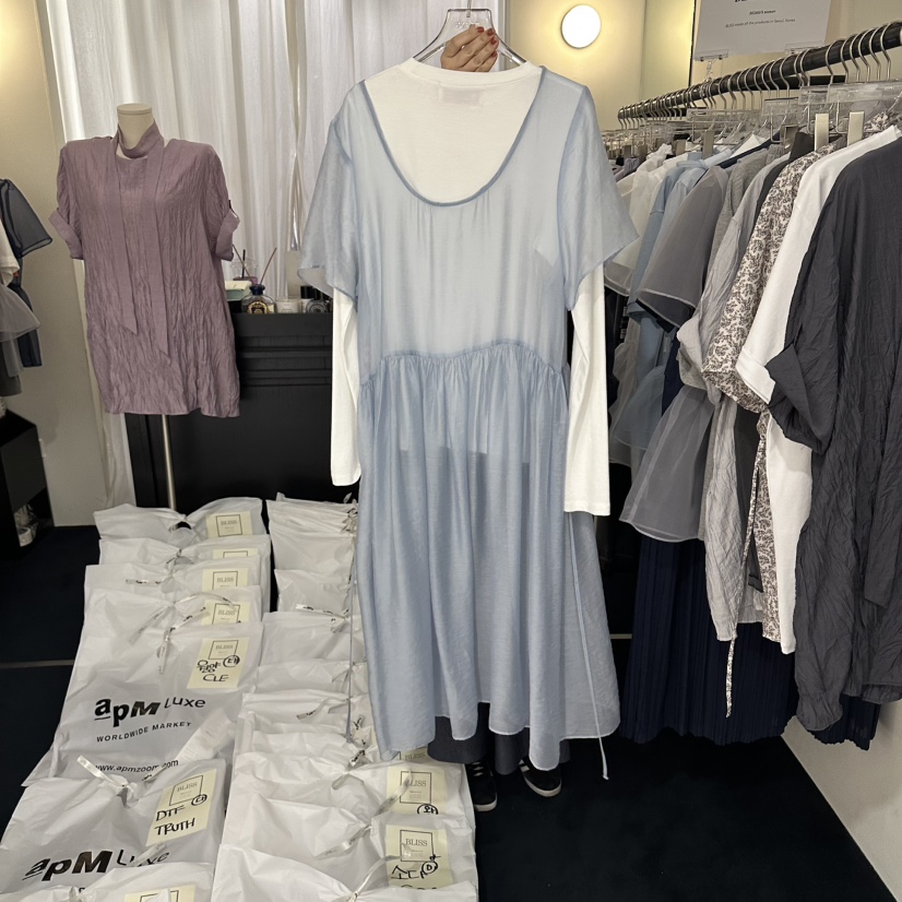 BLISS韓國東大門代購女裝新品熱賣職業推薦連衣裙不含內搭BLISS連衣裙