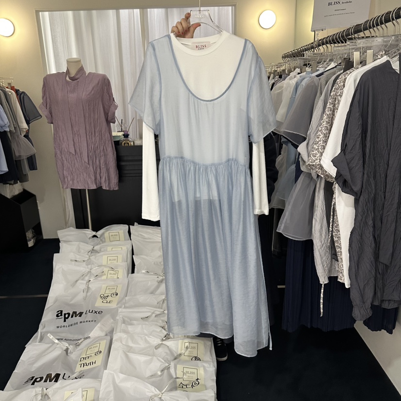 BLISS韓國東大門代購女裝新品熱賣職業推薦連衣裙不含內搭BLISS連衣裙圖色2