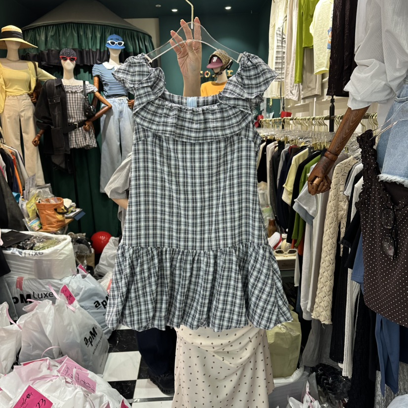 3COLOR韓國直郵實拍女士新品熱賣連衣裙Three color連衣裙圖色1