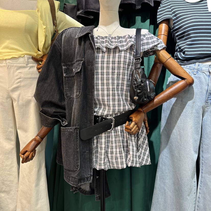 3COLOR韓國直郵實拍女士新品熱賣連衣裙Three color連衣裙圖色2