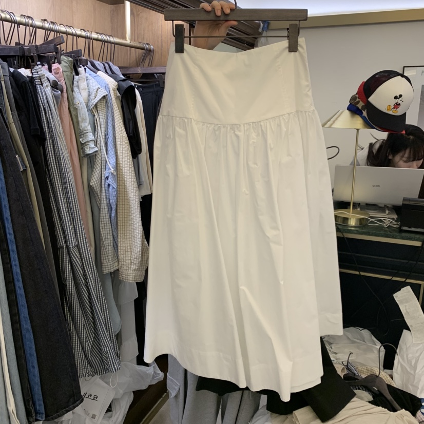 VIRKIN韓國直郵女士新品人氣26春夏休閑熱賣時尚職業長裙VIRKIN長裙