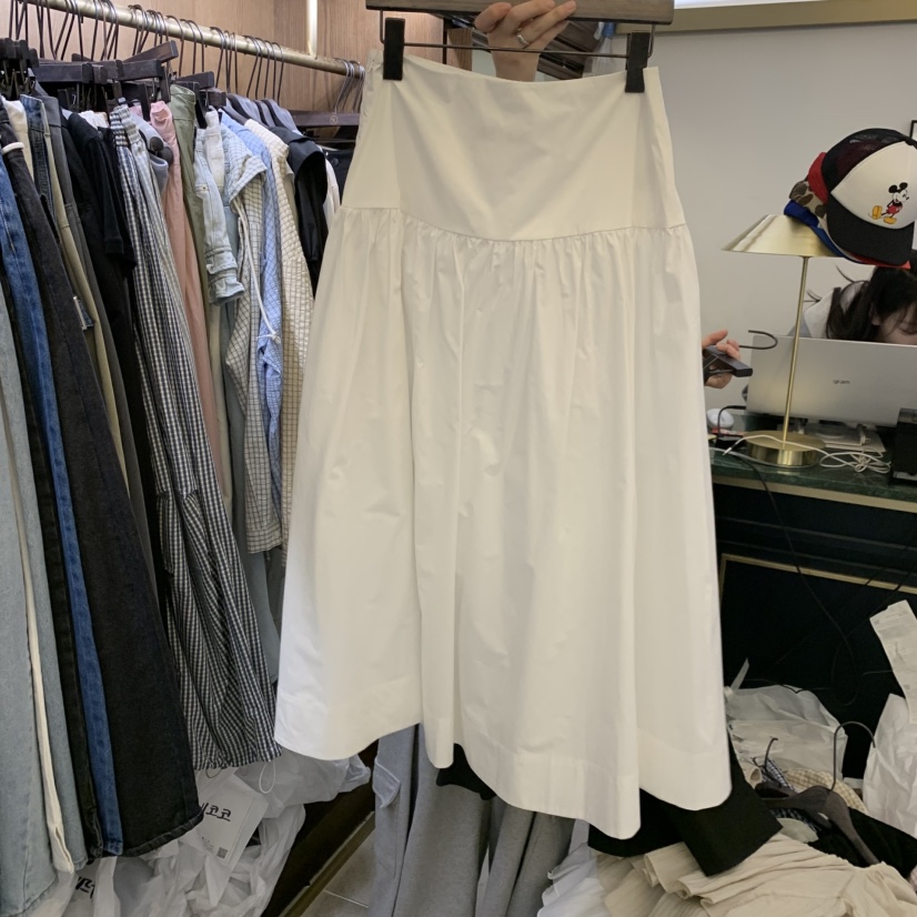 VIRKIN韓國直郵女士新品人氣26春夏休閑熱賣時尚職業長裙VIRKIN長裙圖色2