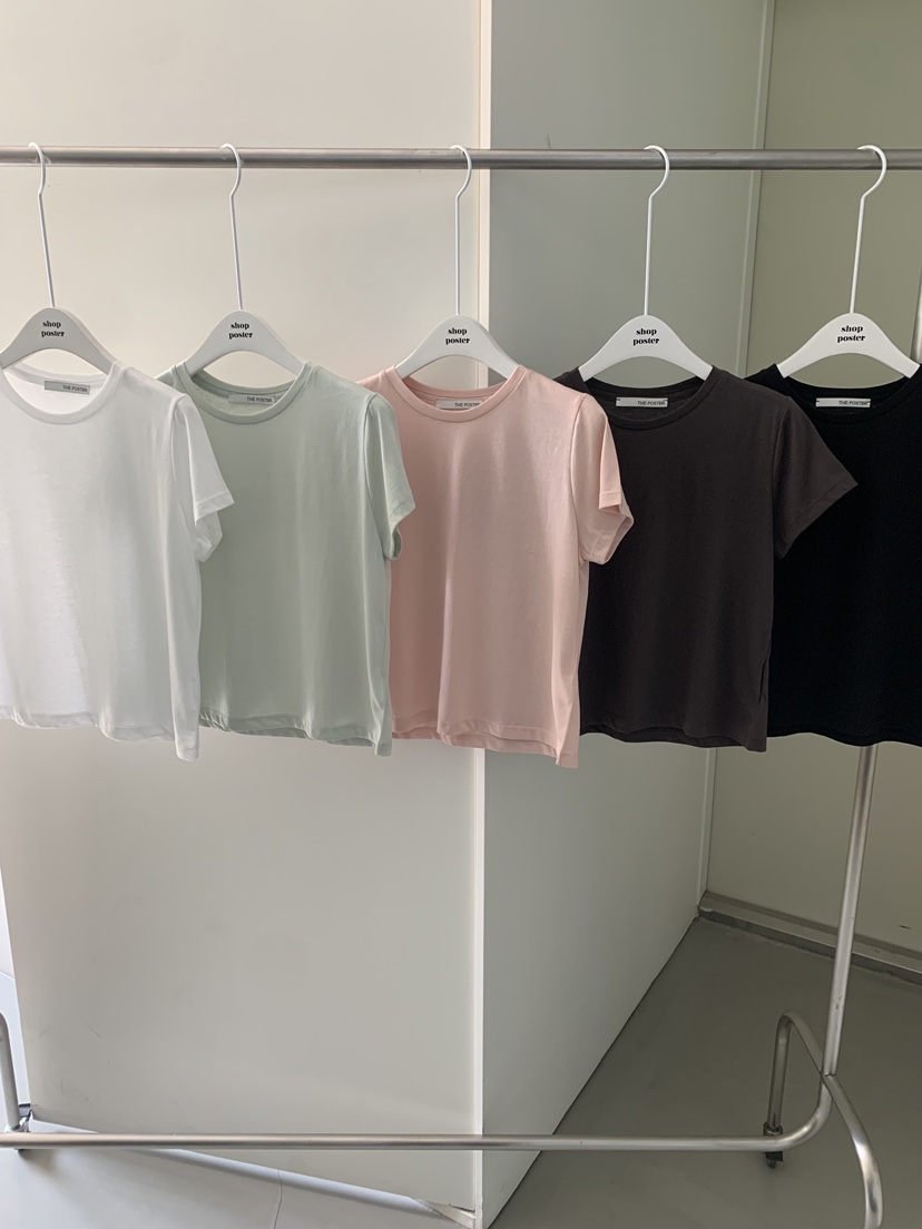 SHOP POSTER韓國直郵女士新品休閑職業26春夏時尚熱賣T恤SHOP_POSTERT恤