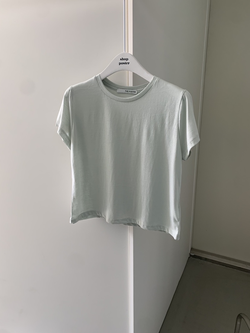 SHOP POSTER韓國直郵女士新品休閑職業26春夏時尚熱賣T恤SHOP_POSTERT恤圖色2