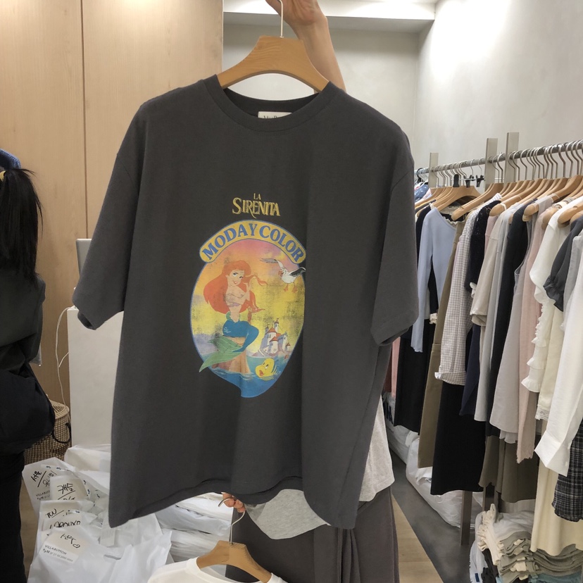 VILLABUTTON韓國東大門代購女裝新款熱賣休閑時尚推薦T恤VILLABUTTONT恤圖色1