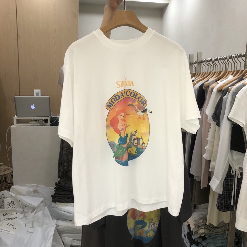 VILLABUTTON韓國東大門代購女裝新款熱賣休閑時尚推薦T恤VILLABUTTONT恤圖色2