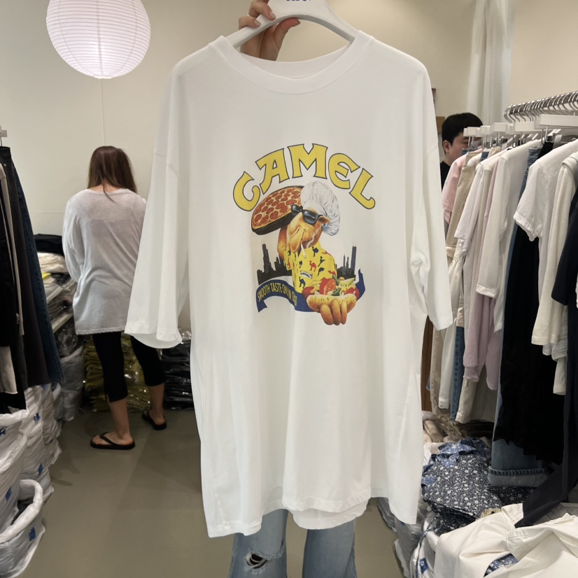 ARE韓國東大門直郵女裝新品休閑推薦職業熱賣時尚26春夏T恤ARE YOU/ARET恤圖色1