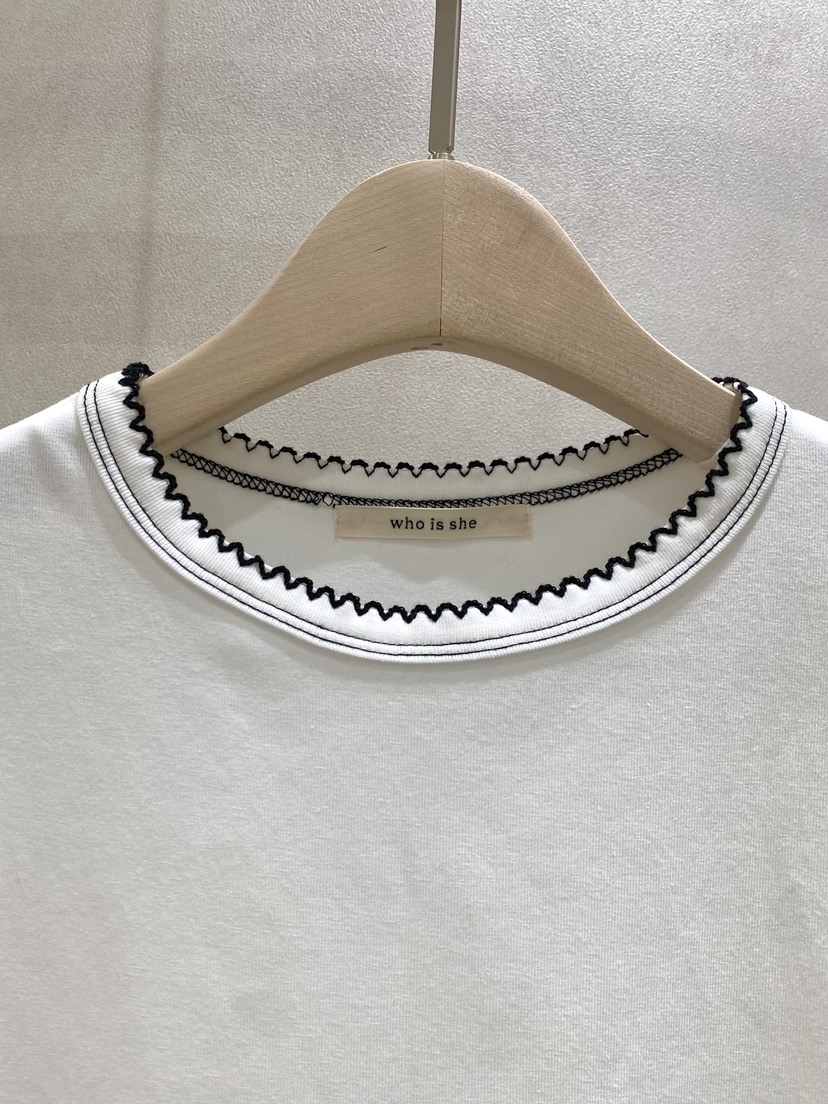 WHO IS SHE韓國東大門直郵女裝新品熱賣人氣休閑26春夏T恤WHO IS SHET恤