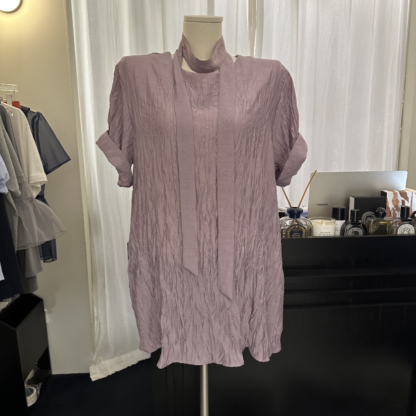 BLISS韓國東大門直郵女裝新款休閑推薦人氣熱賣連衣裙含圍巾BLISS連衣裙圖色1