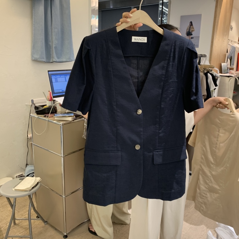 W AND J韓國直郵女裝新款26春夏熱賣時尚休閑職業人氣夾克W AND J夾克圖色2