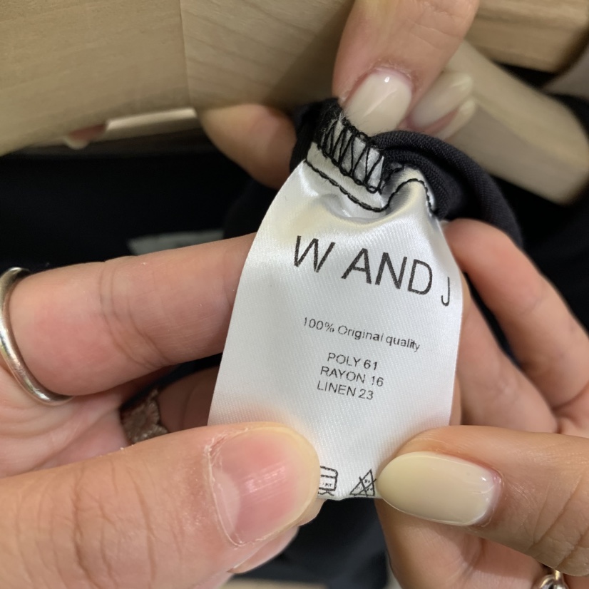 W AND J韓國東大門代購女裝新款休閑職業休閑褲不含腰帶W AND J休閑褲