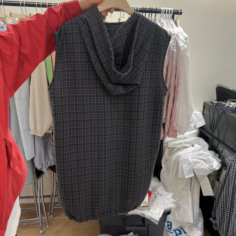 SPAGHETTI韓國東大門代購女裝新款人氣26春夏推薦馬甲連帽衫spaghetti馬甲