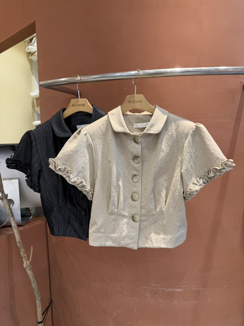 MIENNE韓國東大門代購女裝新品人氣職業26春夏襯衫蕾絲衫MIENNE襯衫/蕾絲衫圖色2左一色