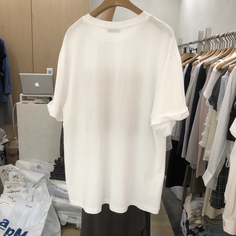 VILLABUTTON韓國直郵實拍女士新品推薦時尚人氣職業休閑T恤VILLABUTTONT恤