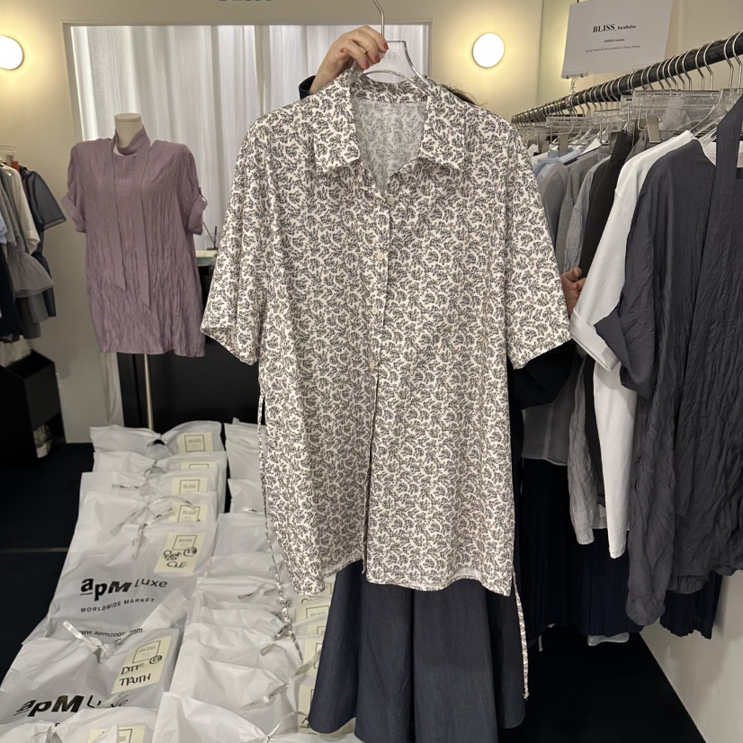 BLISS韓國代購女裝新款推薦職業時尚休閑26春夏襯衫蕾絲衫BLISS襯衫/蕾絲衫圖色2