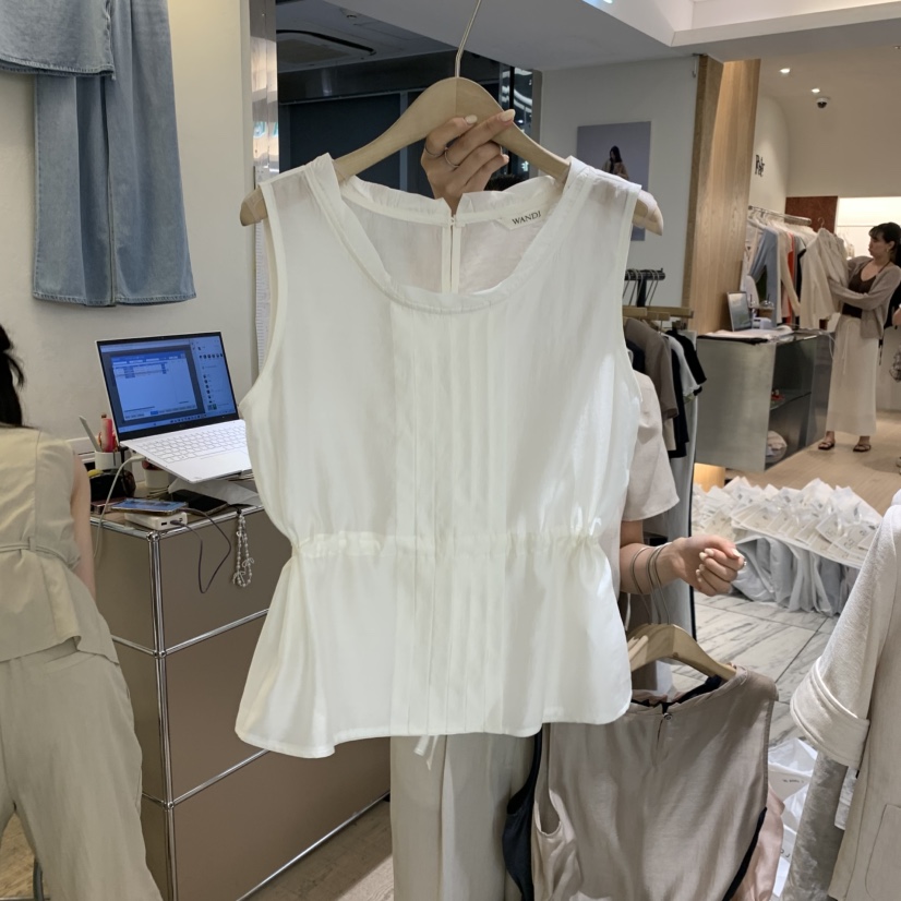 W AND J韓國直郵實拍女裝新款職業休閑推薦熱賣吊帶背心W AND J吊帶/背心圖色4