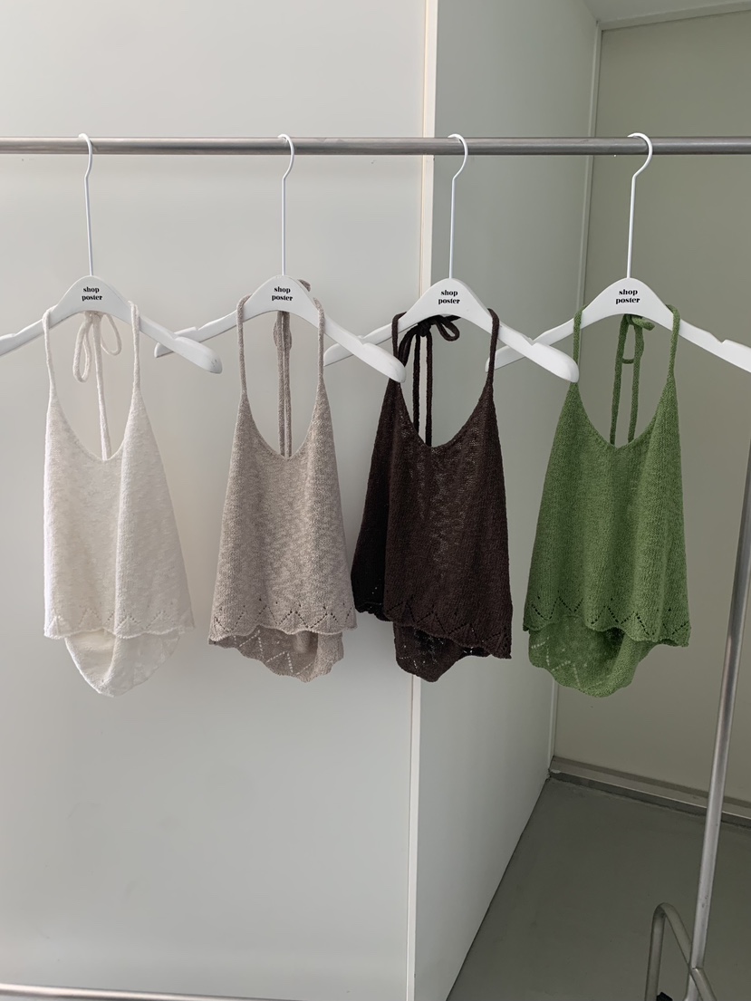 SHOP POSTER韓國直郵實拍女士新款推薦時尚熱賣吊帶背心SHOP_POSTER吊帶/背心
