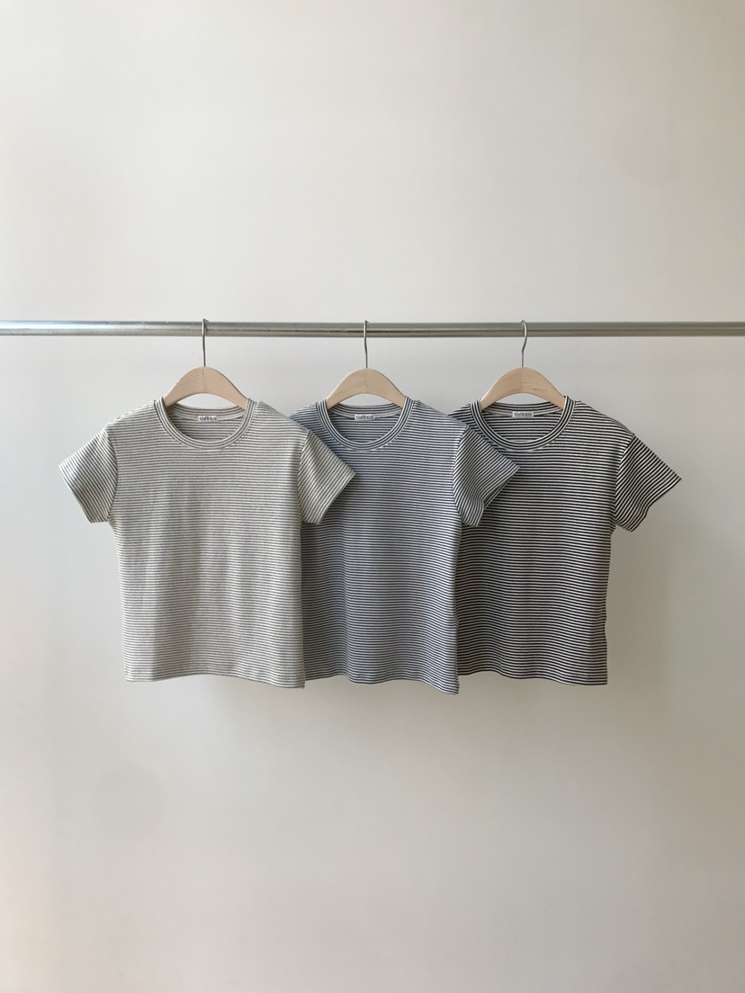 TAFFETA/MURET韓國東大門代購女裝新品推薦時尚人氣T恤條紋TAFFETA/MURETT恤