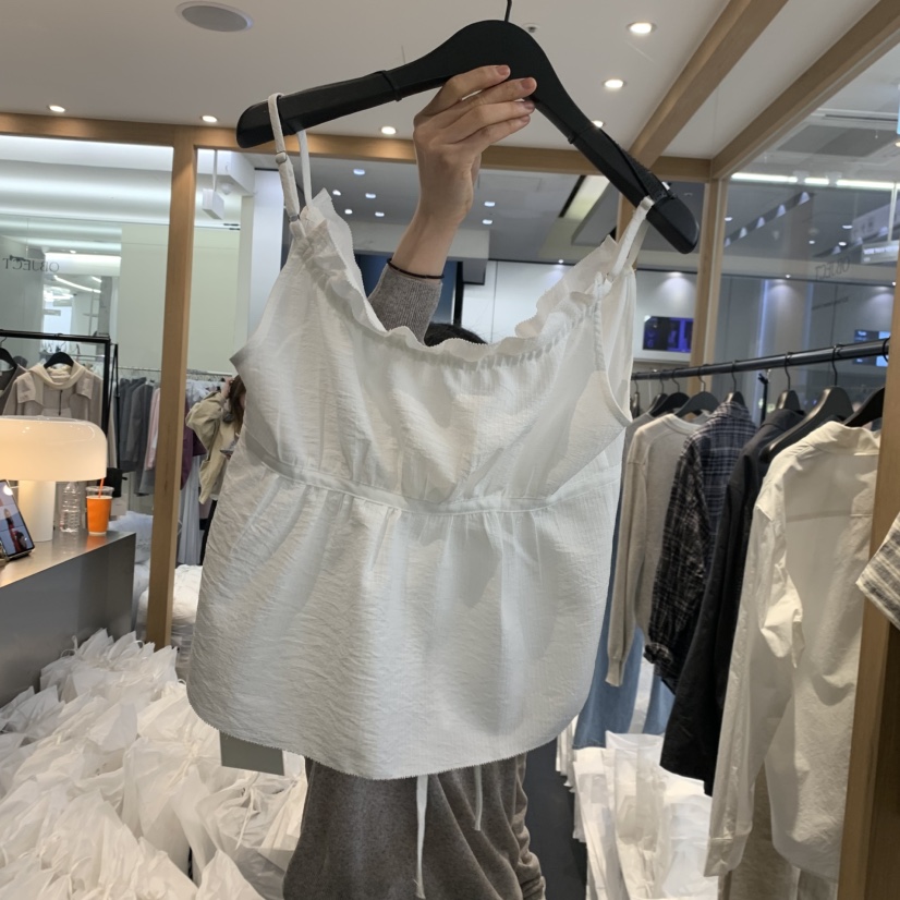 OBJECT韓國東大門代購女士新品時尚職業26春夏人氣吊帶背心OBJECT吊帶/背心