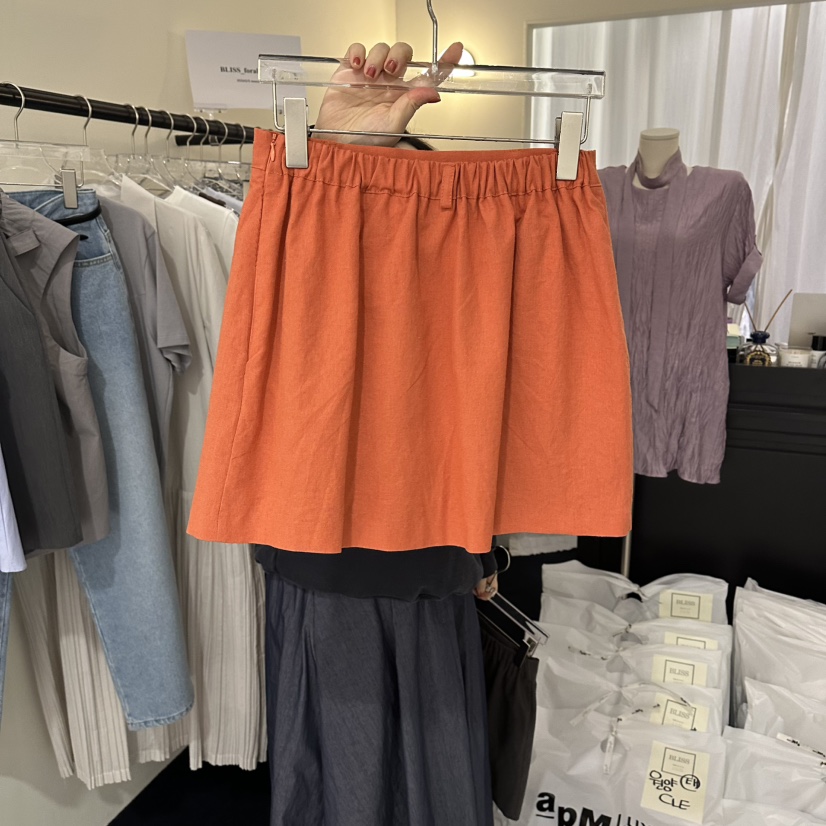 BLISS韓國直郵實拍女裝新款時尚休閑熱賣職業人氣26春夏短裙BLISS短裙