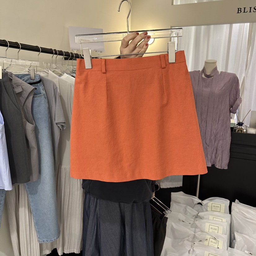 BLISS韓國直郵實拍女裝新款時尚休閑熱賣職業人氣26春夏短裙BLISS短裙圖色1