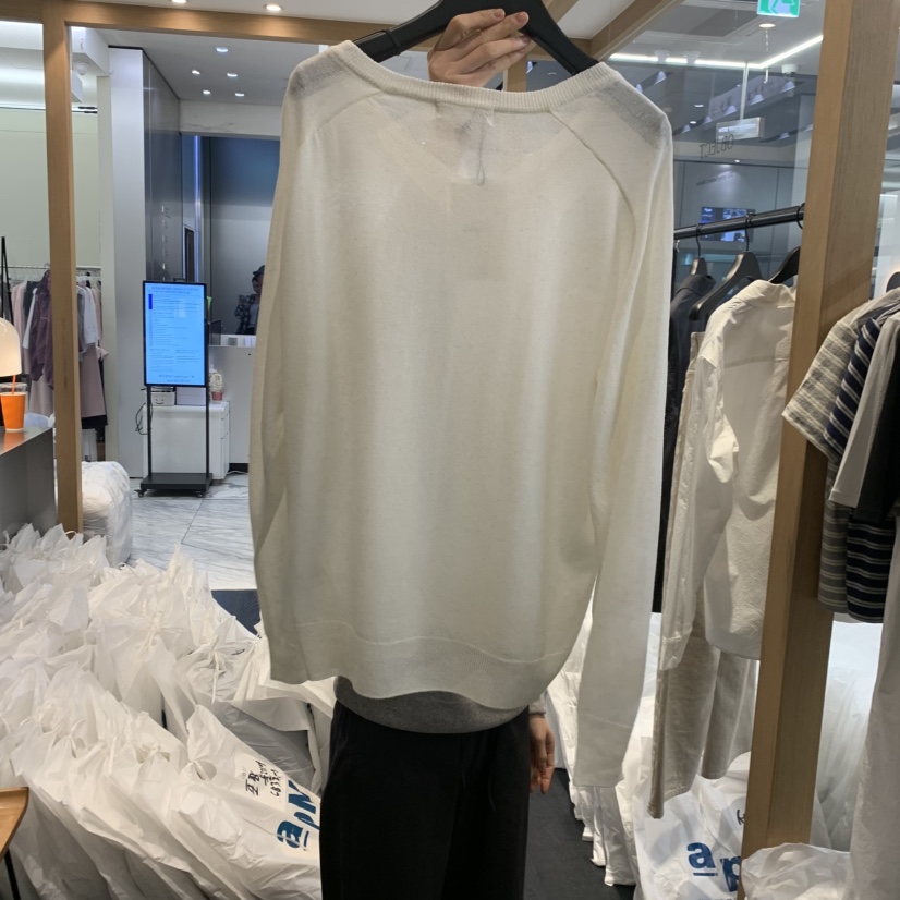 OBJECT韓國代購女士新款推薦時尚人氣熱賣26春夏針織衫V領OBJECT針織衫