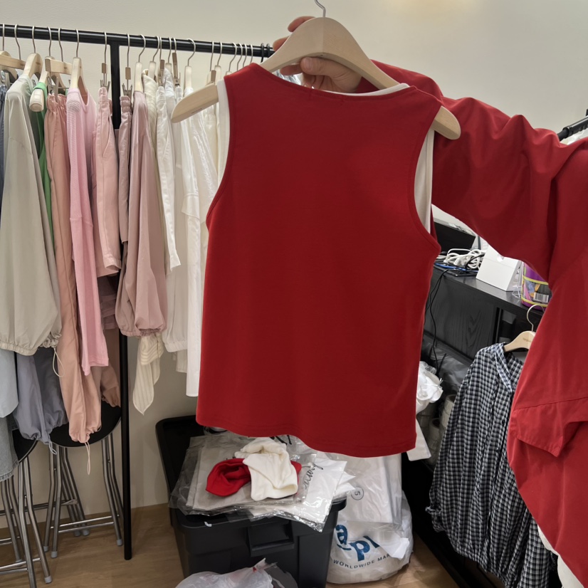 SPAGHETTI韓國直郵女士新品熱賣26春夏職業推薦人氣吊帶背心spaghetti吊帶/背心