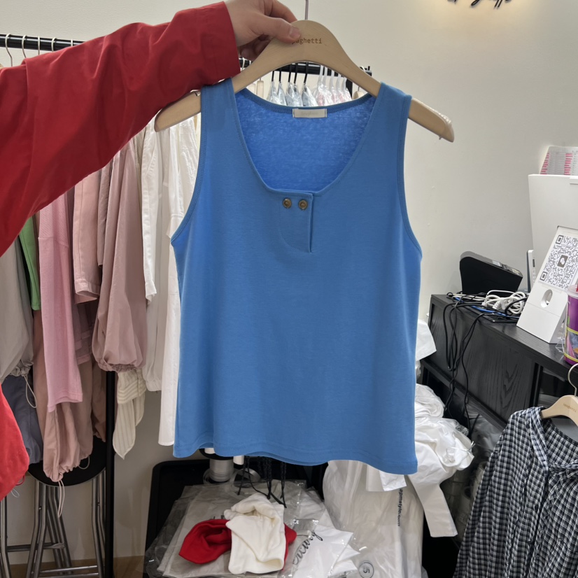 SPAGHETTI韓國直郵女士新品熱賣26春夏職業推薦人氣吊帶背心spaghetti吊帶/背心圖色1