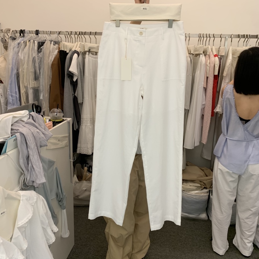 MAG韓國東大門直郵女裝新款熱賣時尚休閑26春夏休閑褲人字紋MAG休閑褲圖色2