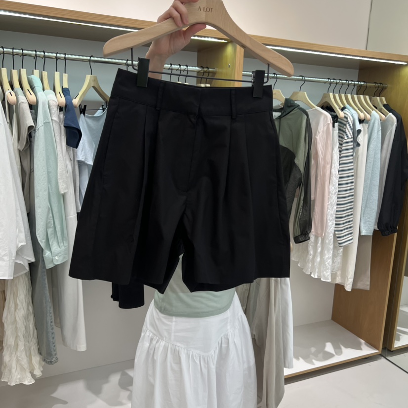 ALOT韓國直郵女士新品時尚人氣休閑職業熱賣26春夏短褲棉A LOT短褲圖色2