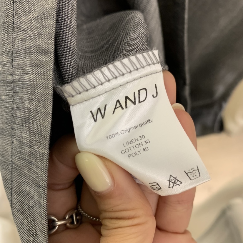 W AND J韓國直郵實拍女士新品休閑26春夏時尚職業熱賣馬甲W AND J馬甲